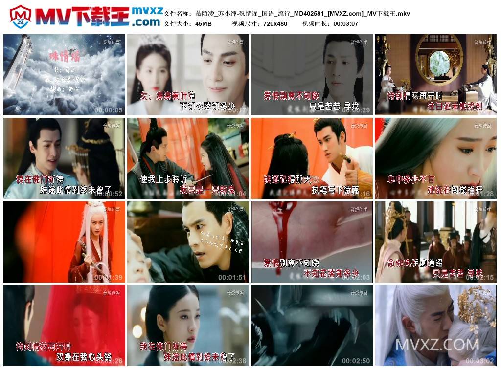 慕陌凌_苏小纯-殊情谣_国语_流行_MD402581